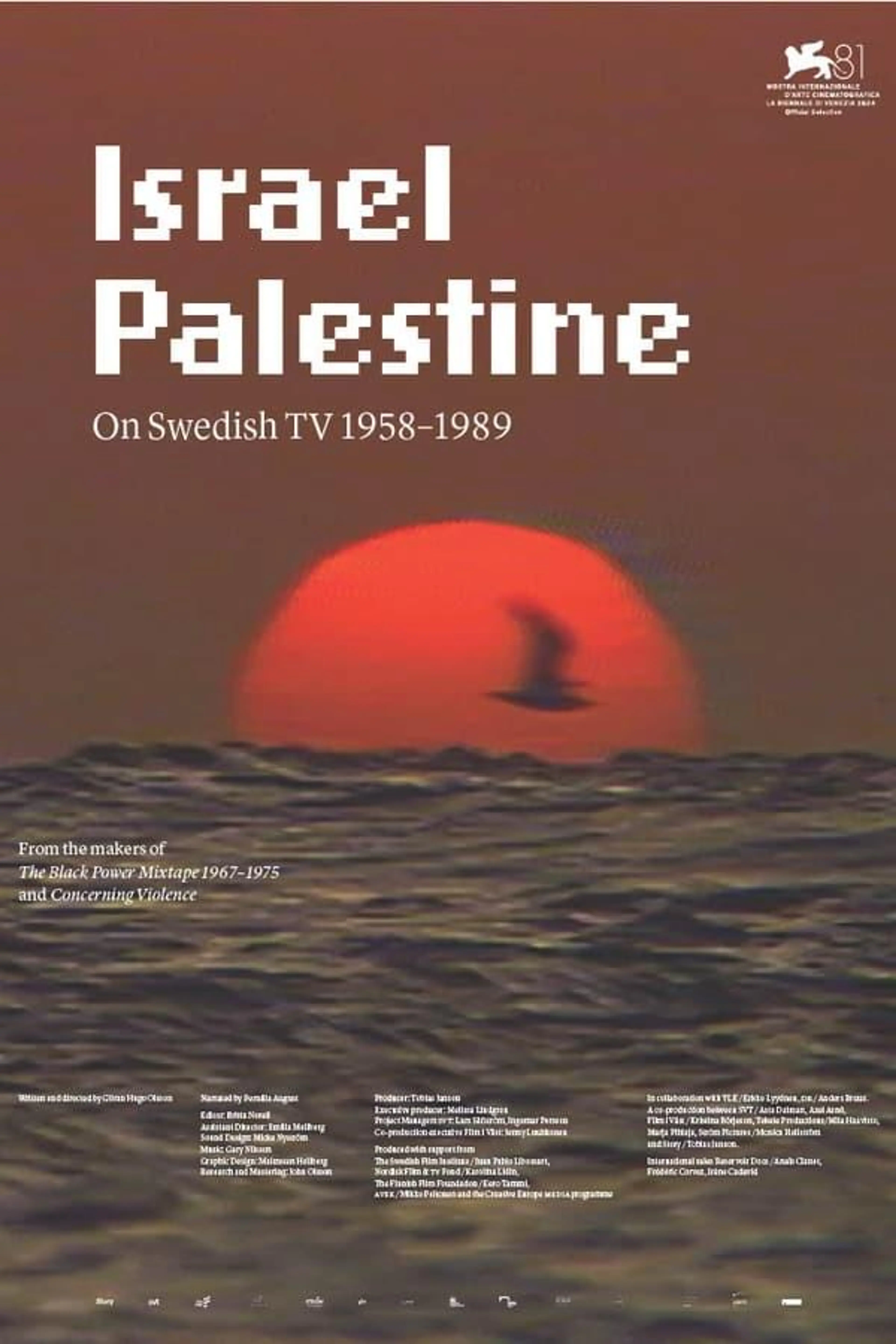 Israel Palestina on Swedish TV 1958-1989