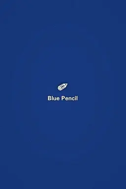 blue pencil
