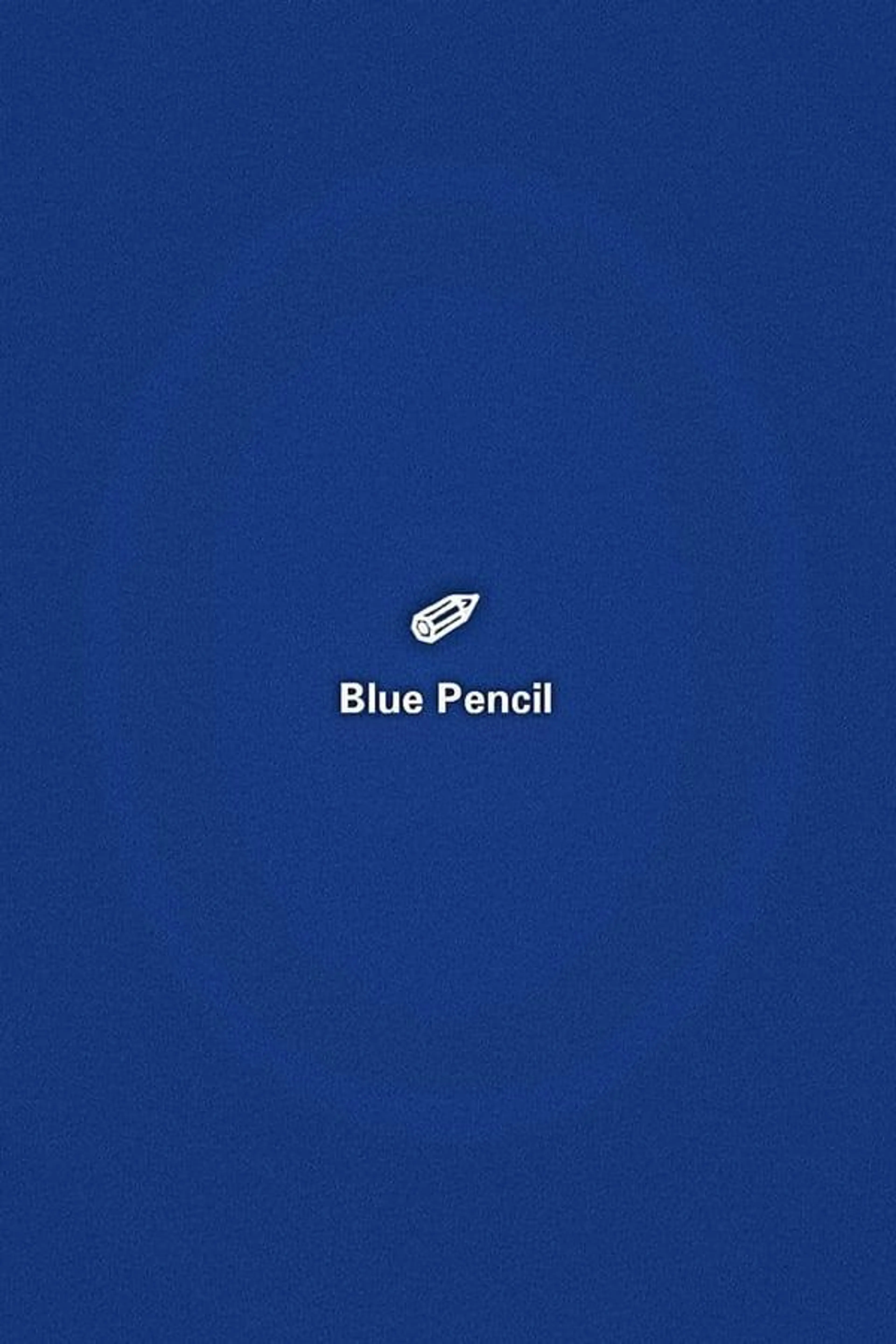 blue pencil