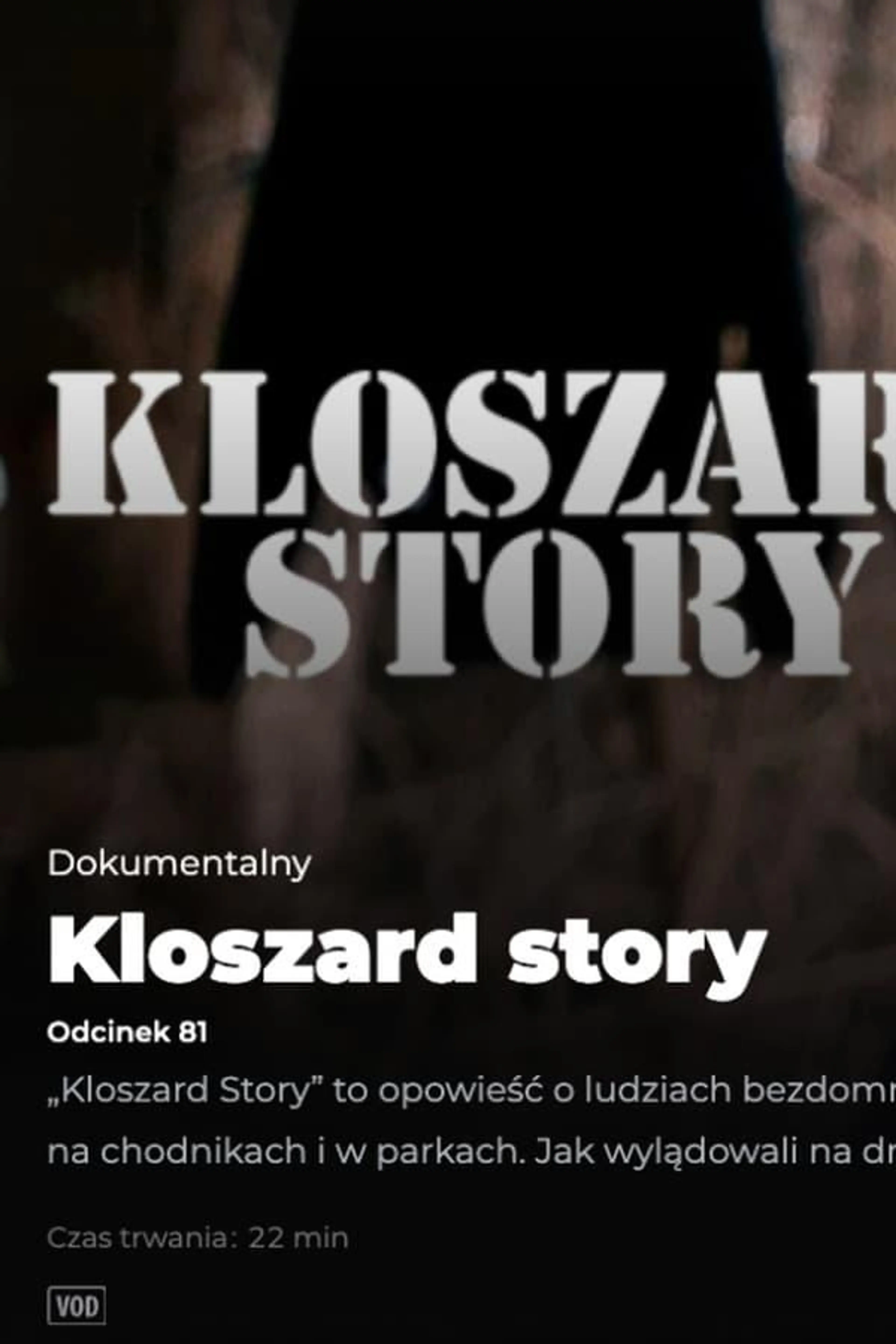 Kloszard story Season 1