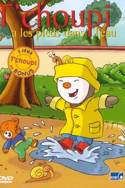 T'choupi a les pieds dans l'eau