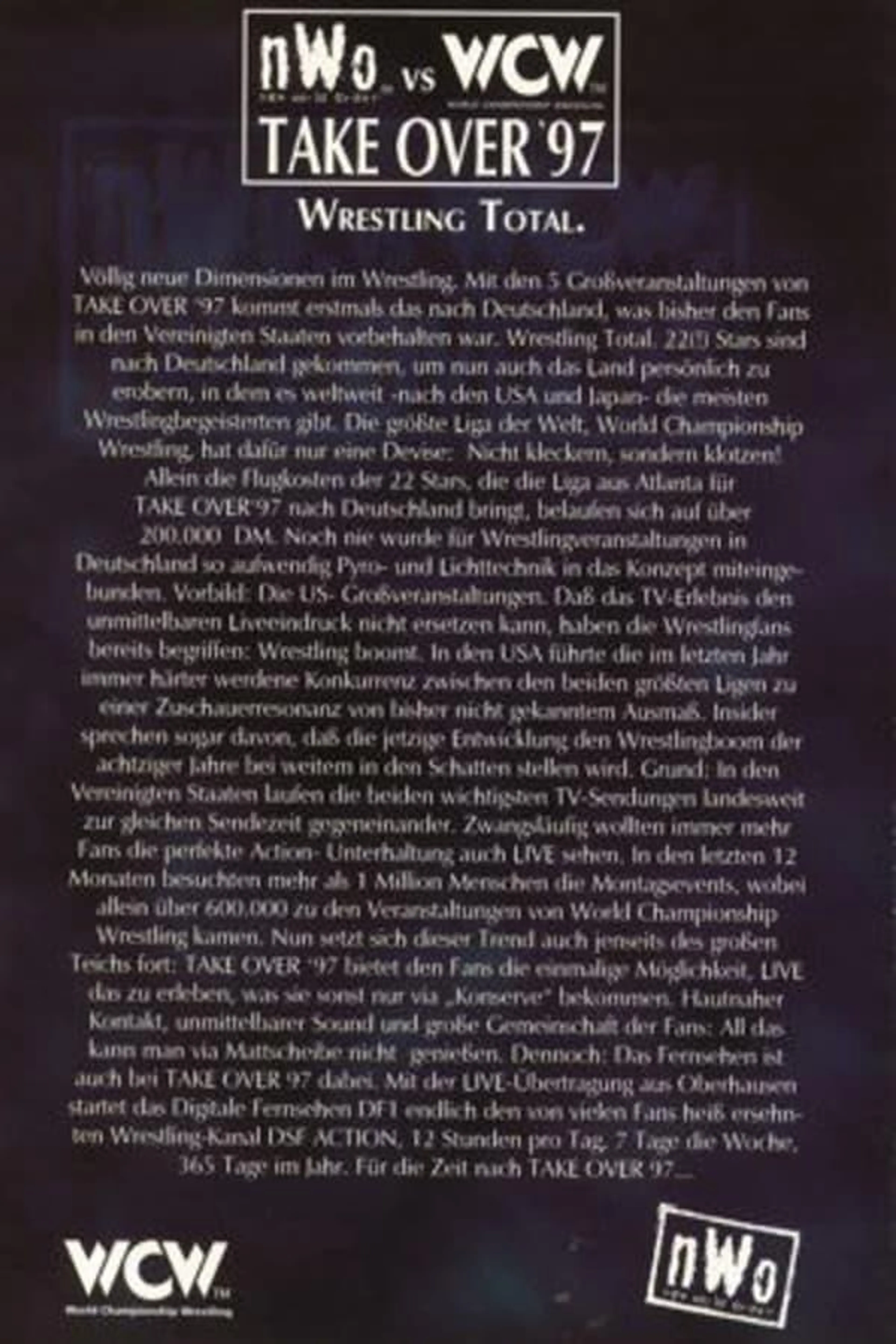 WCW vs. nWo Take Over 1997