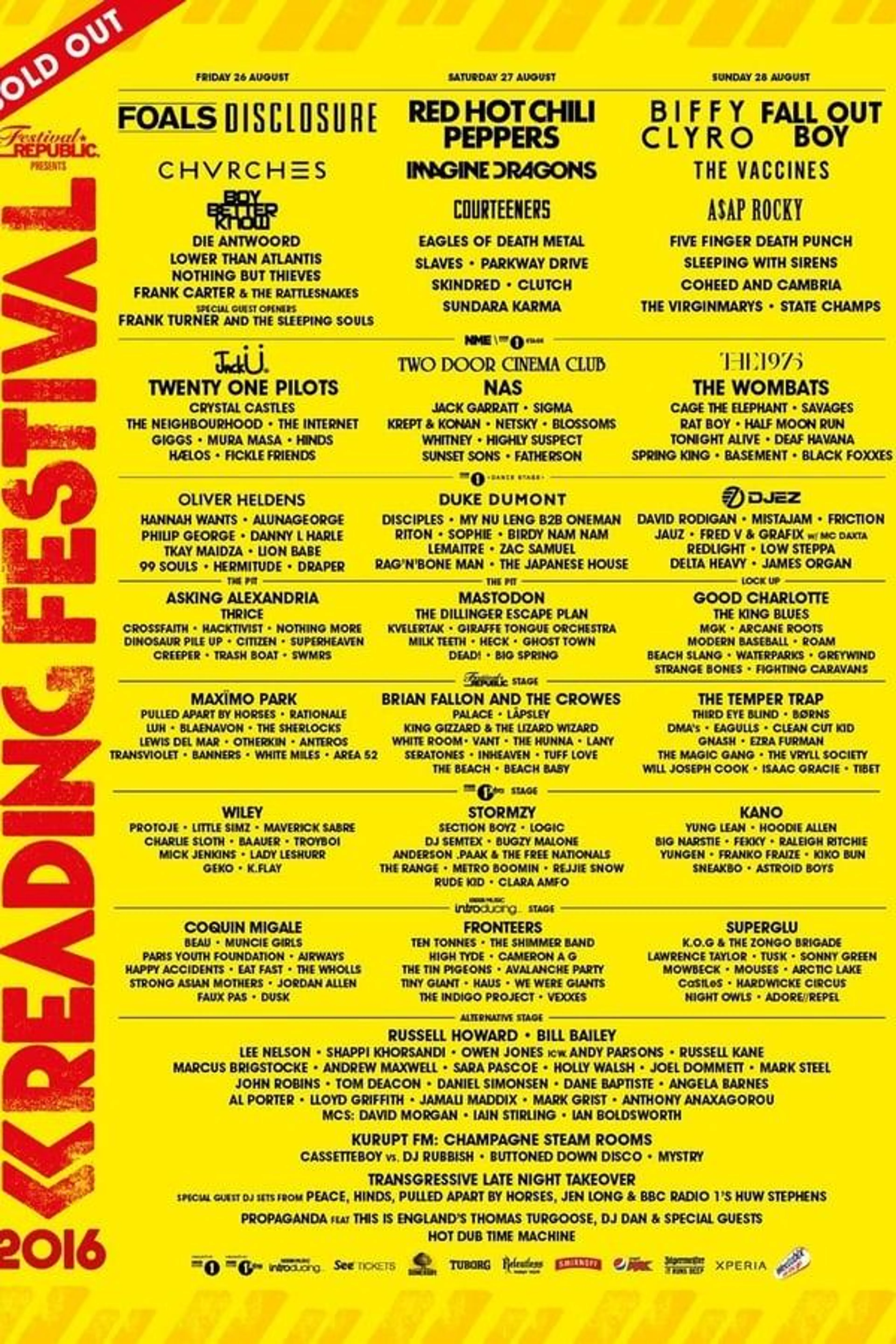 Biffy Clyro - Reading Festival 2016