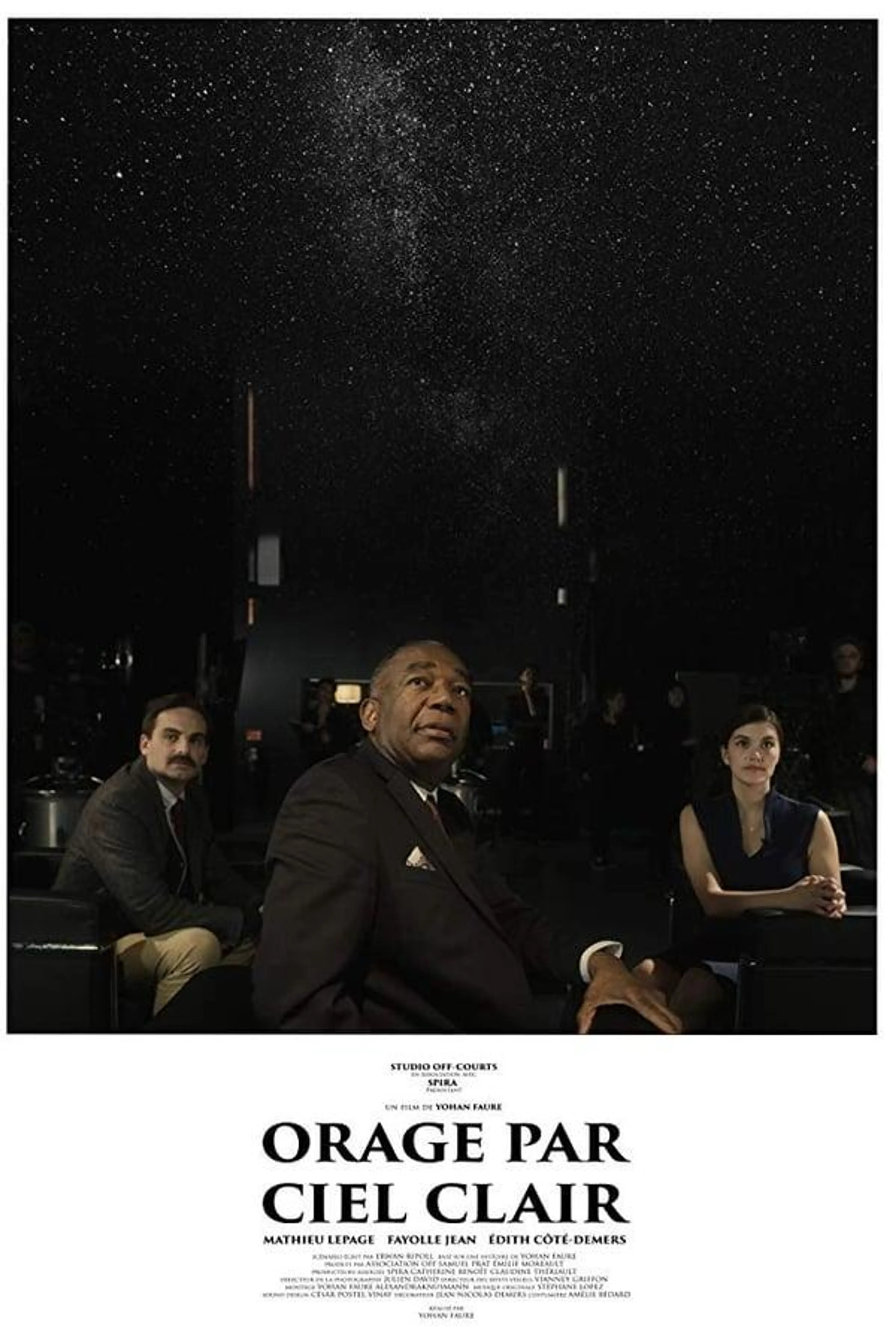 Orage par ciel clair