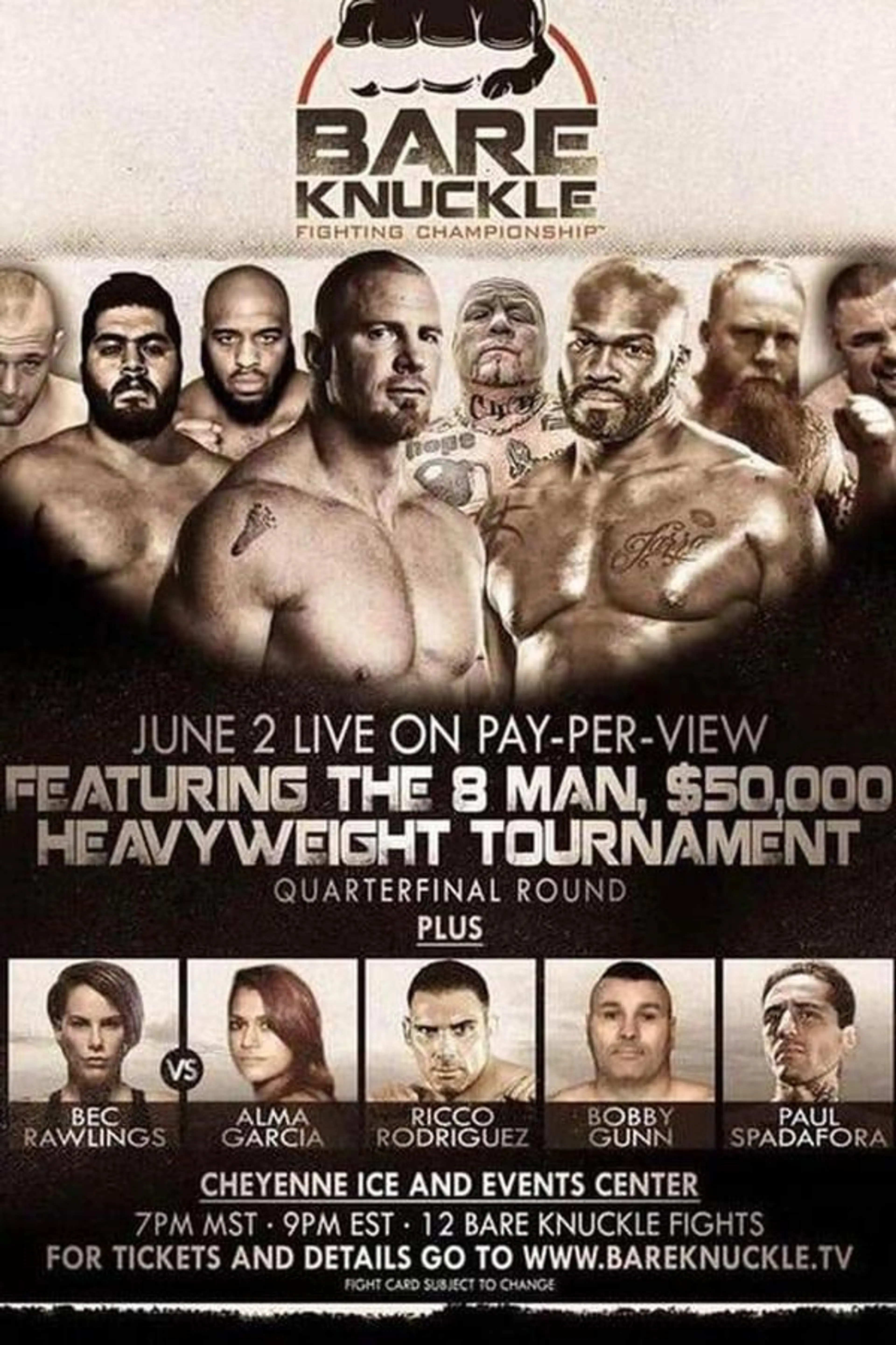 Bare Knuckle Fighting Championship 1