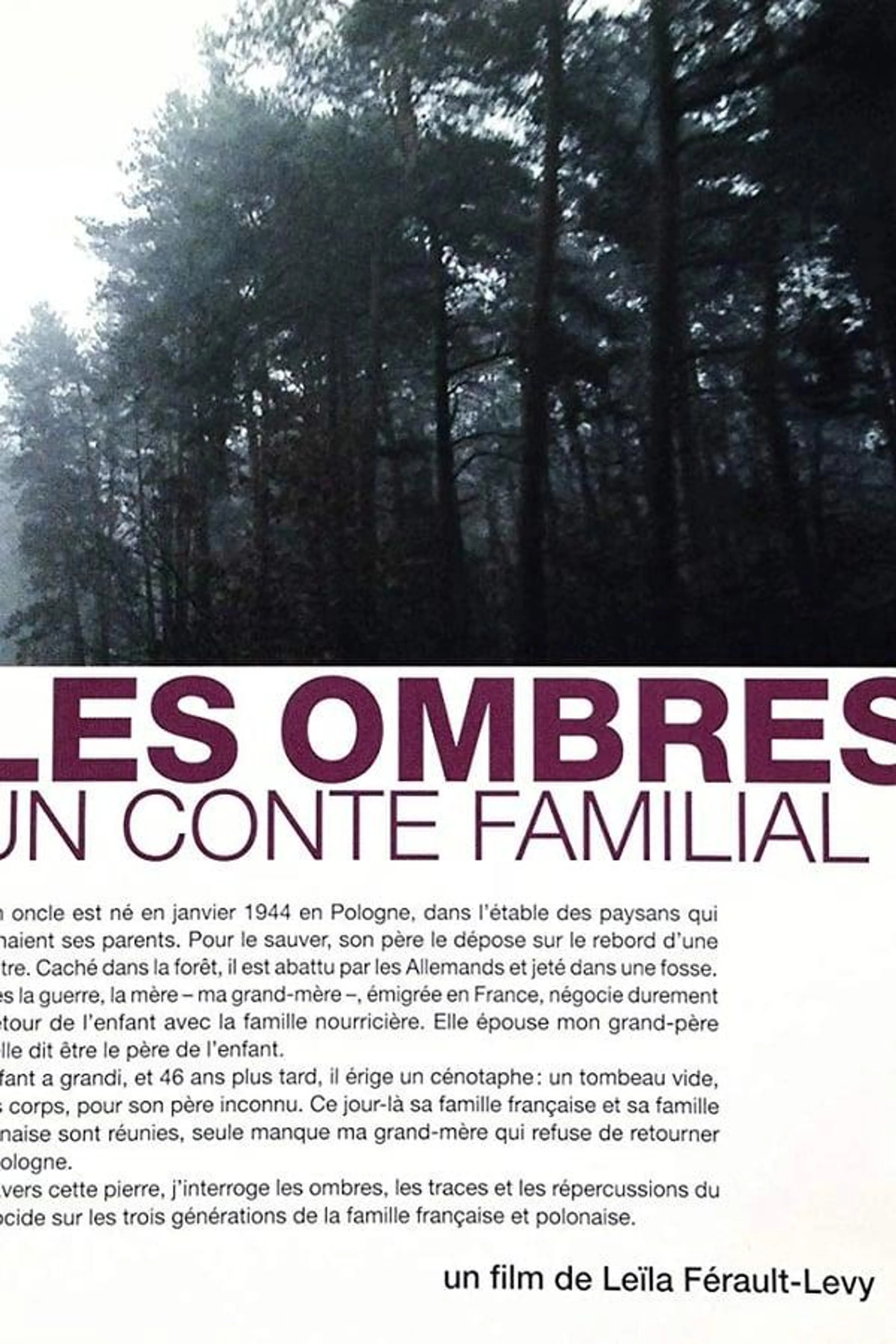 Les ombres, un conte familial