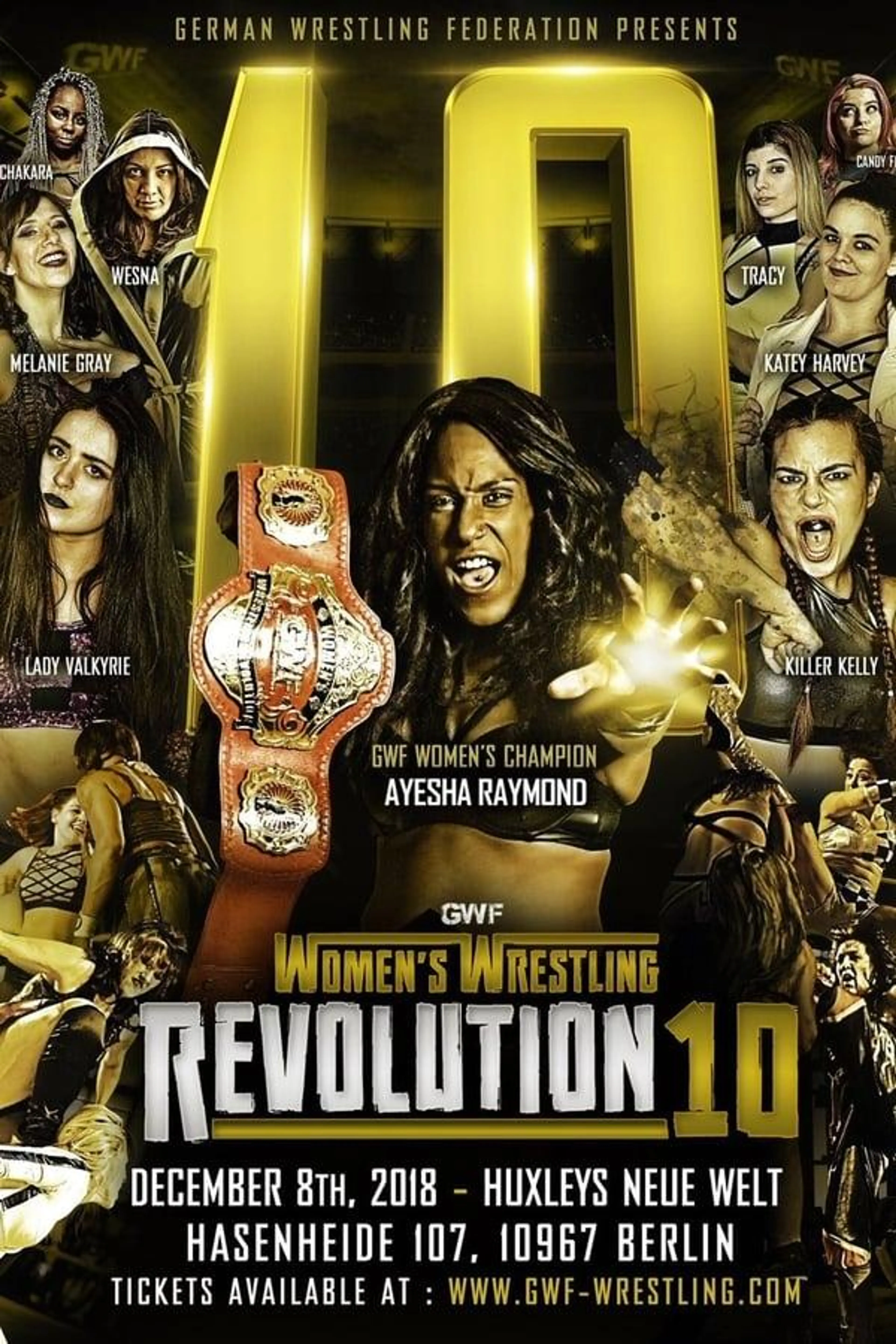 GWF. Women Wrestling Revolution 10