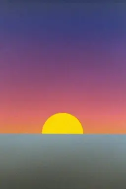 Printed Sunset
