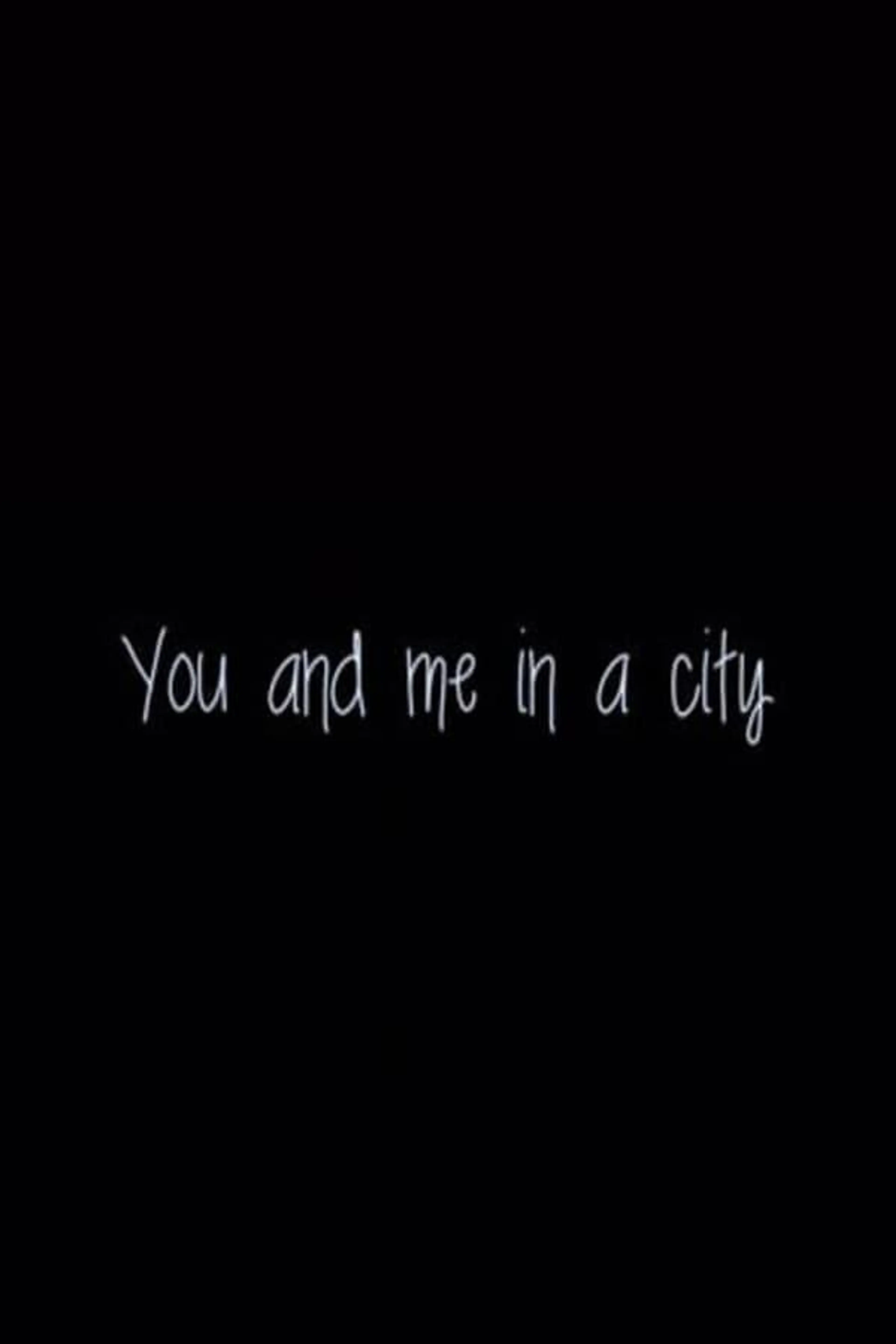 You & Me in a City