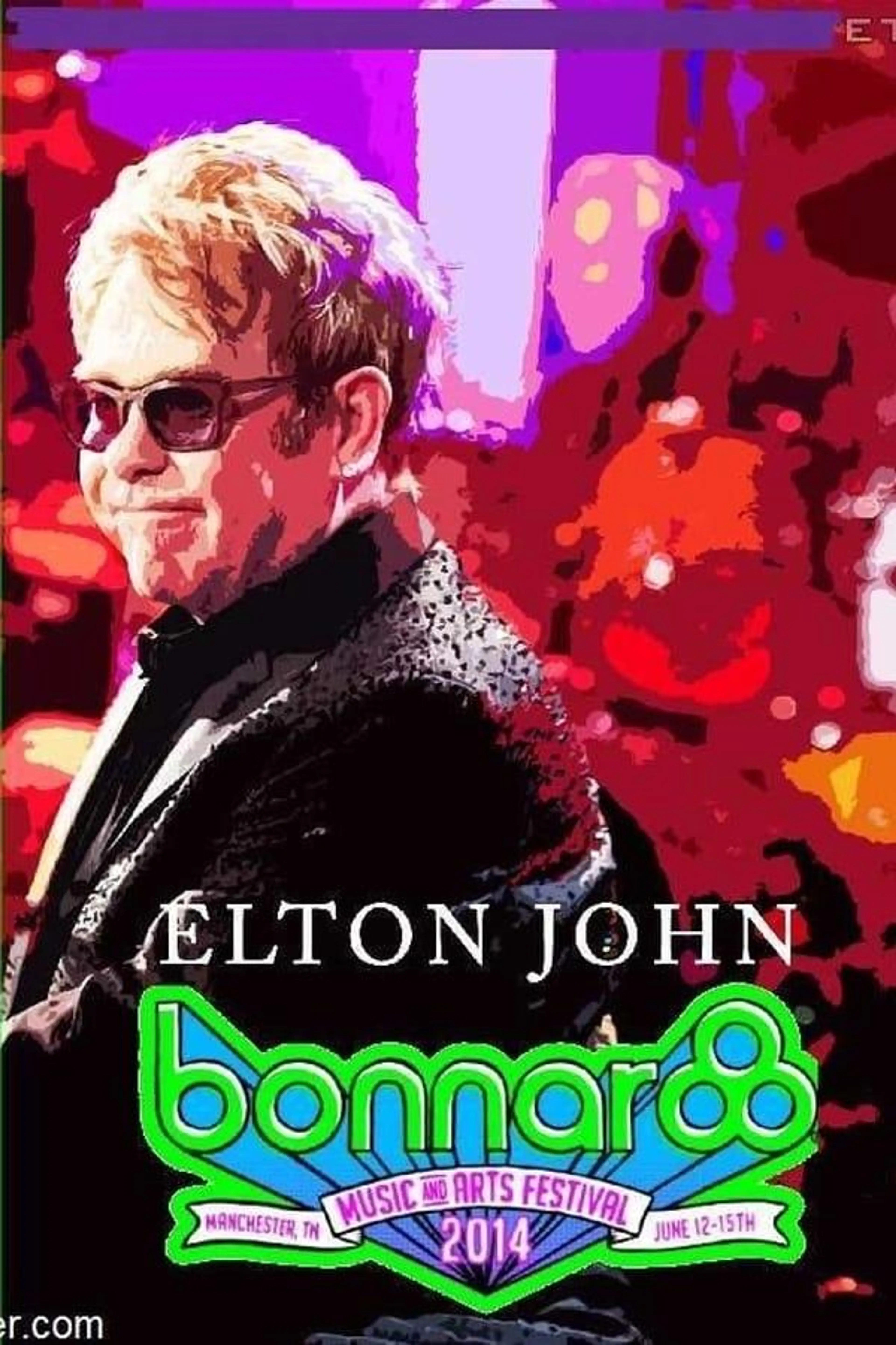 Elton John: Live at Bonnaroo Festival - Manchester on June 15, 2014
