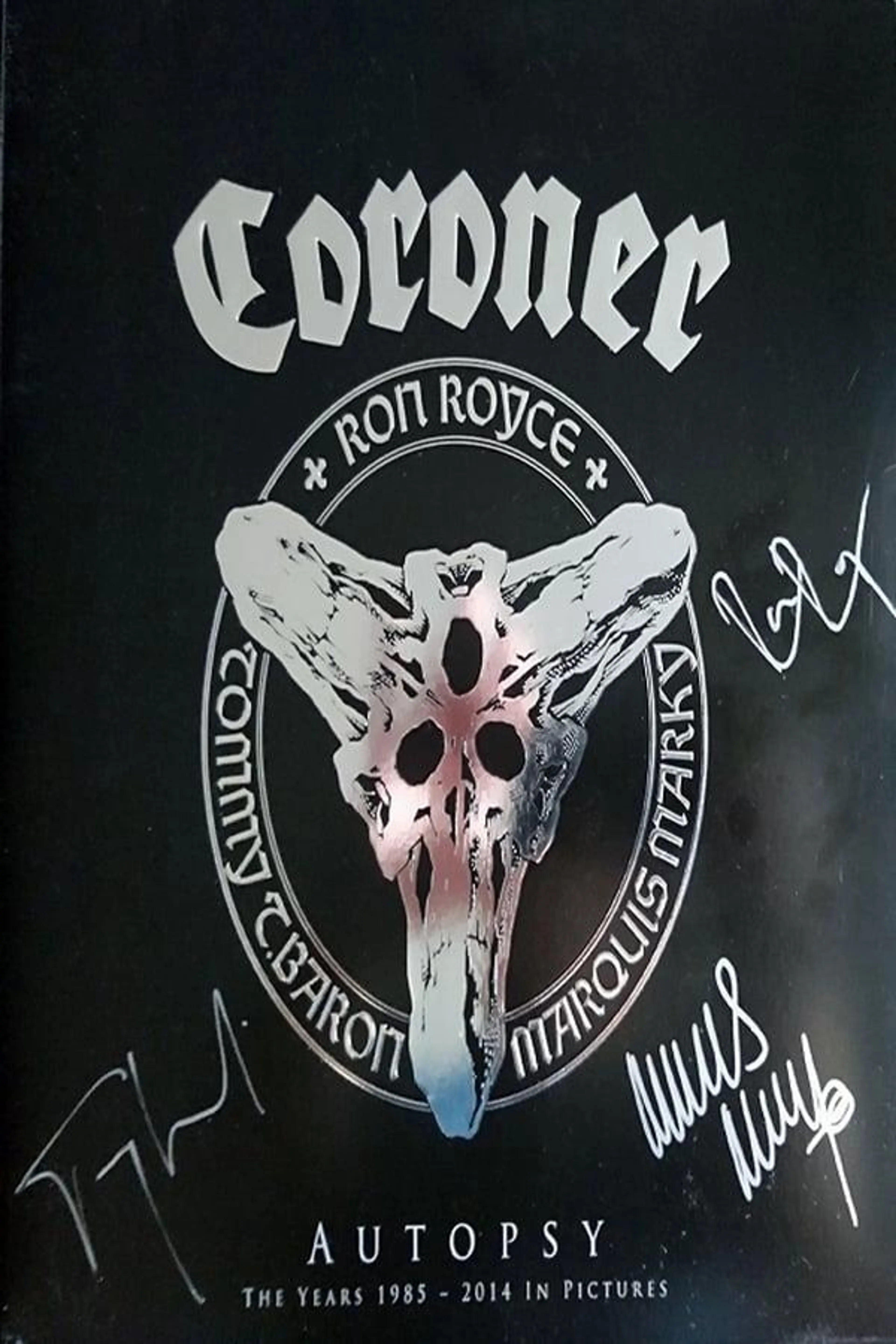 Coroner ‎– Autopsy - The Years 1985 - 2014 In Pictures