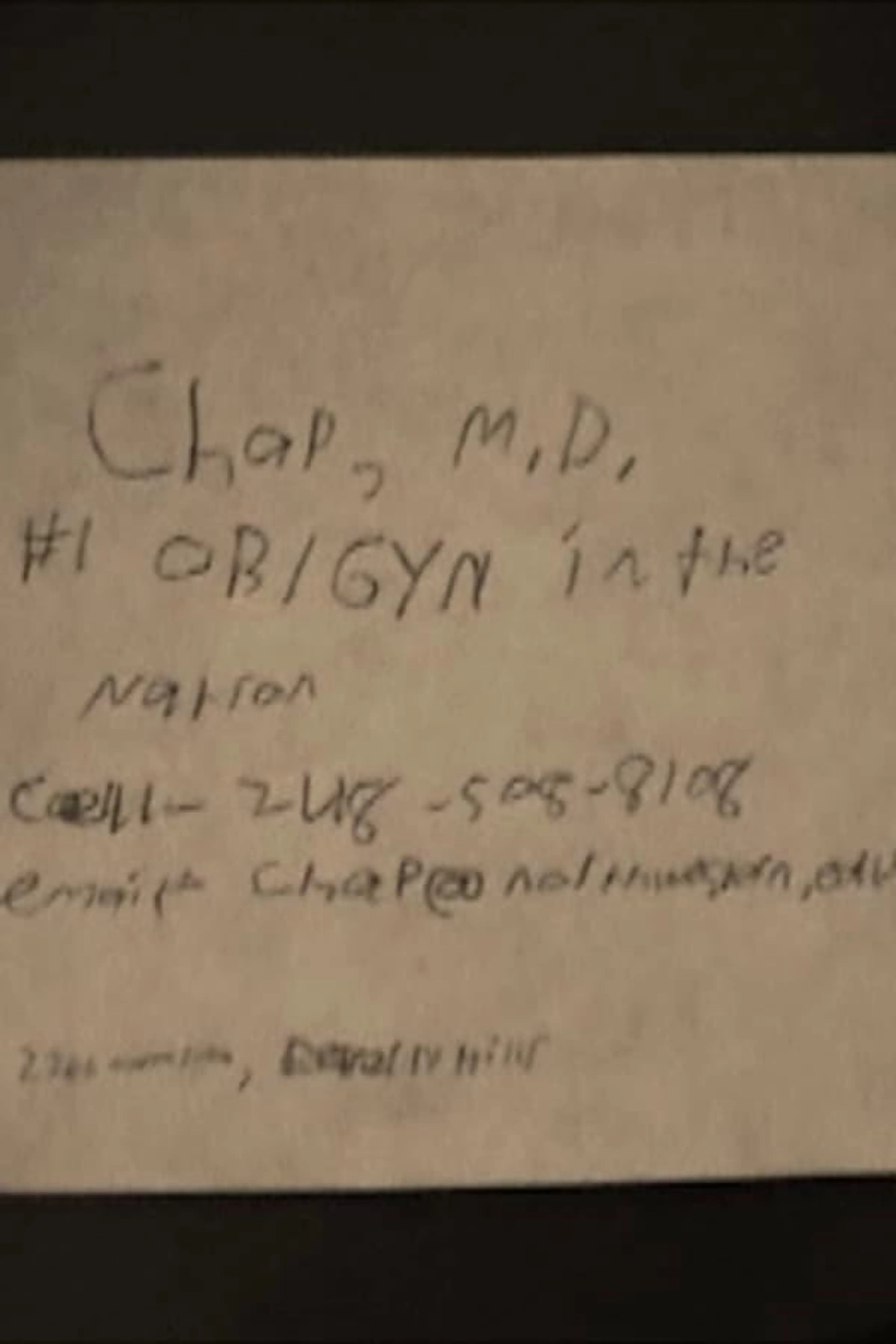 Chap, M.D.