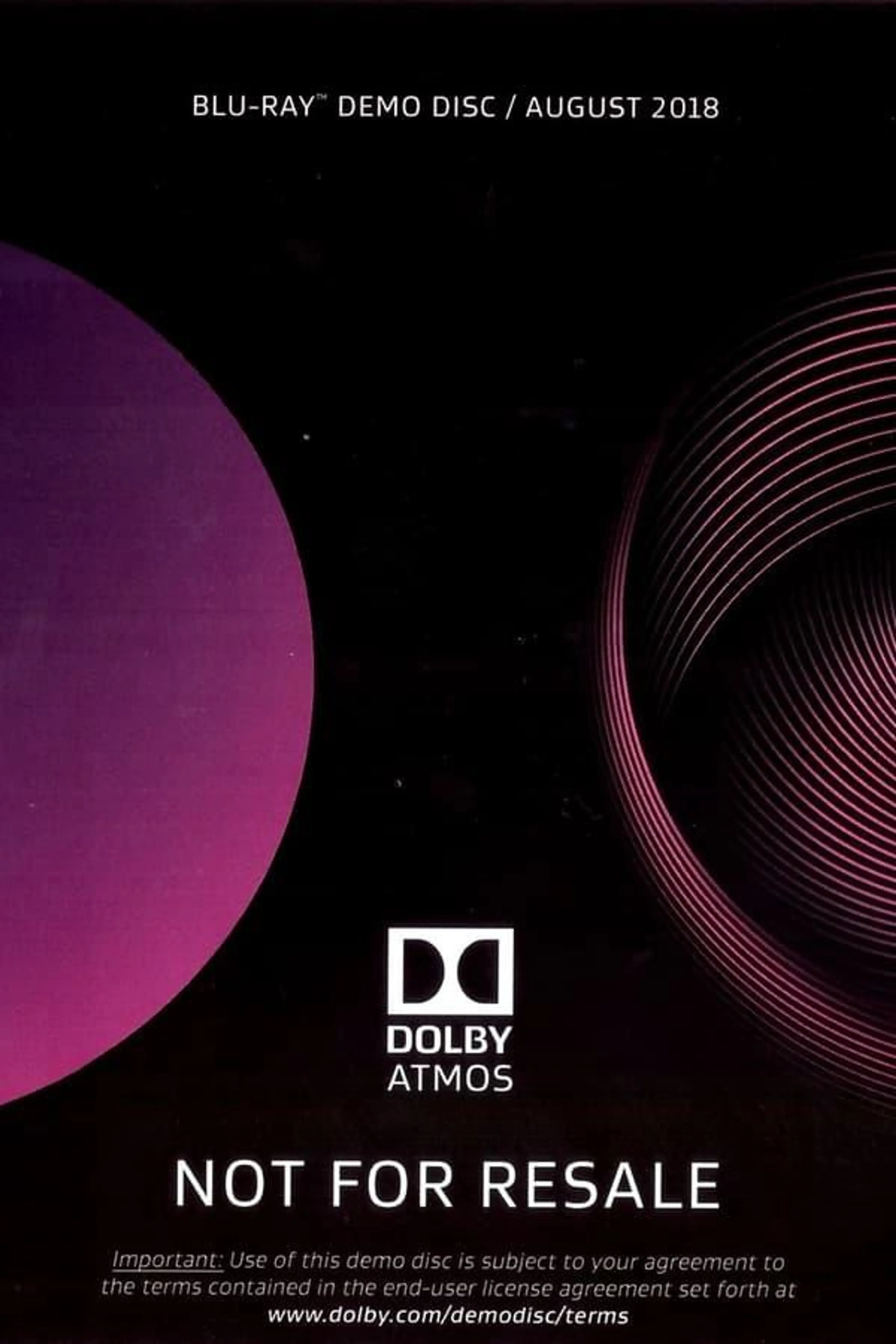 Dolby Atmos® Demo Disc 2018