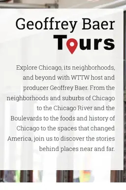 Chicago Tours with Geoffrey Baer Season 2