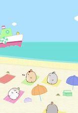 바다 위의 유리병