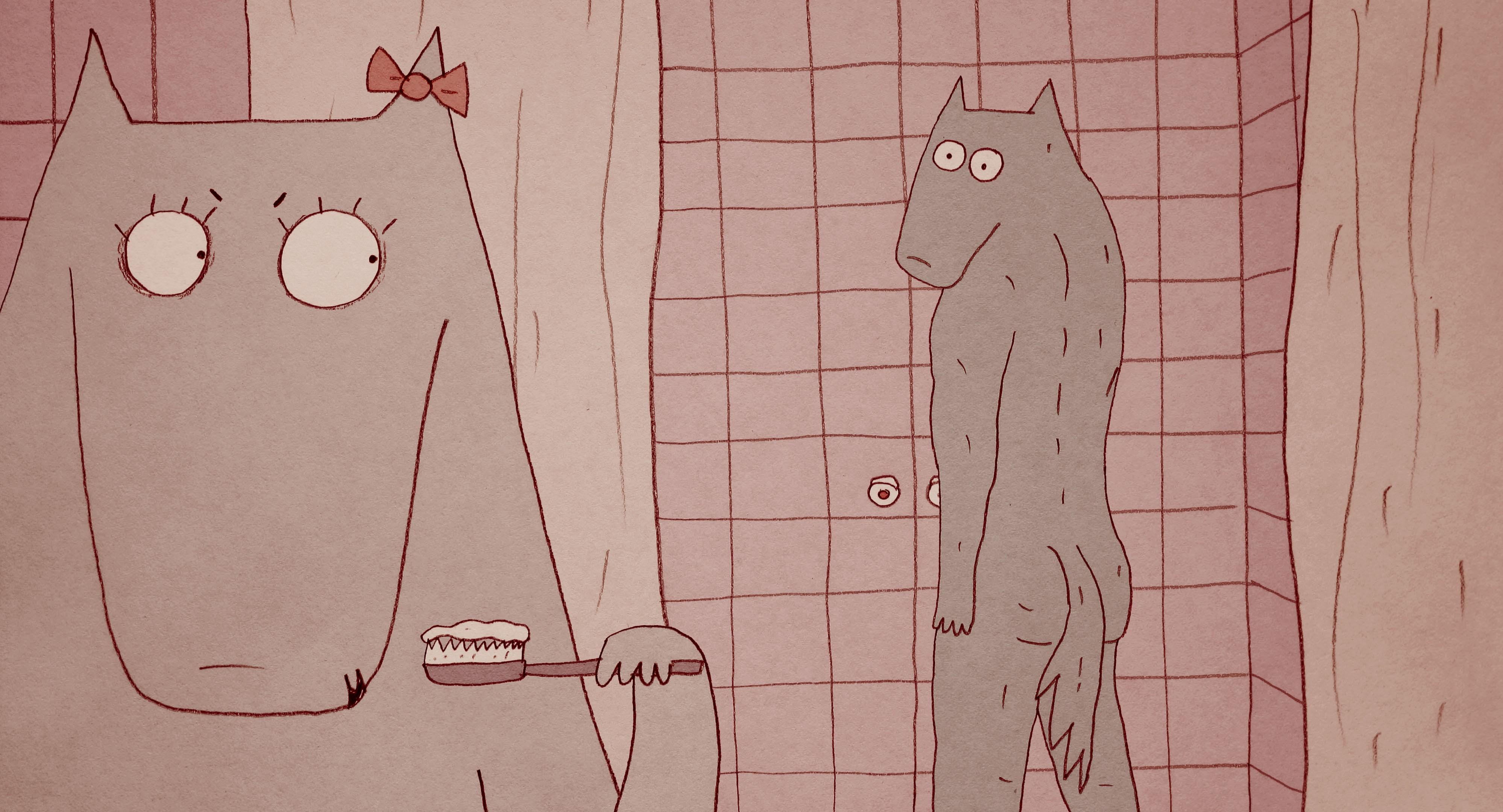 야생 늑대의 사생활